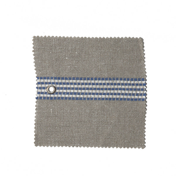 libourne (natural with blue & white stripes)